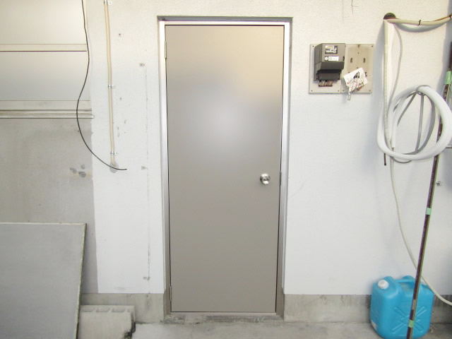 浴室ドア 枠付 タオル掛け付 樹脂パネル LIXIL ロンカラー浴室用 アルミサッシ - 3